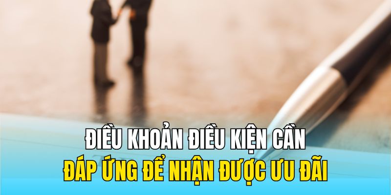 Điều khoản điều kiện cần đáp ứng để nhận được ưu đãi